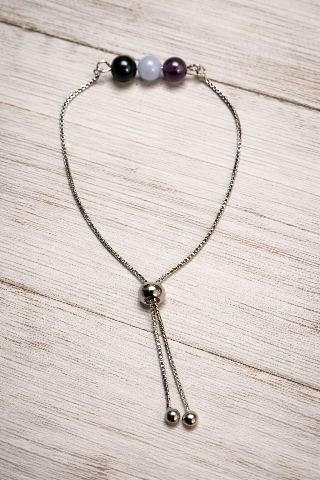 Pulsera Ajustable con Piedras Naturales