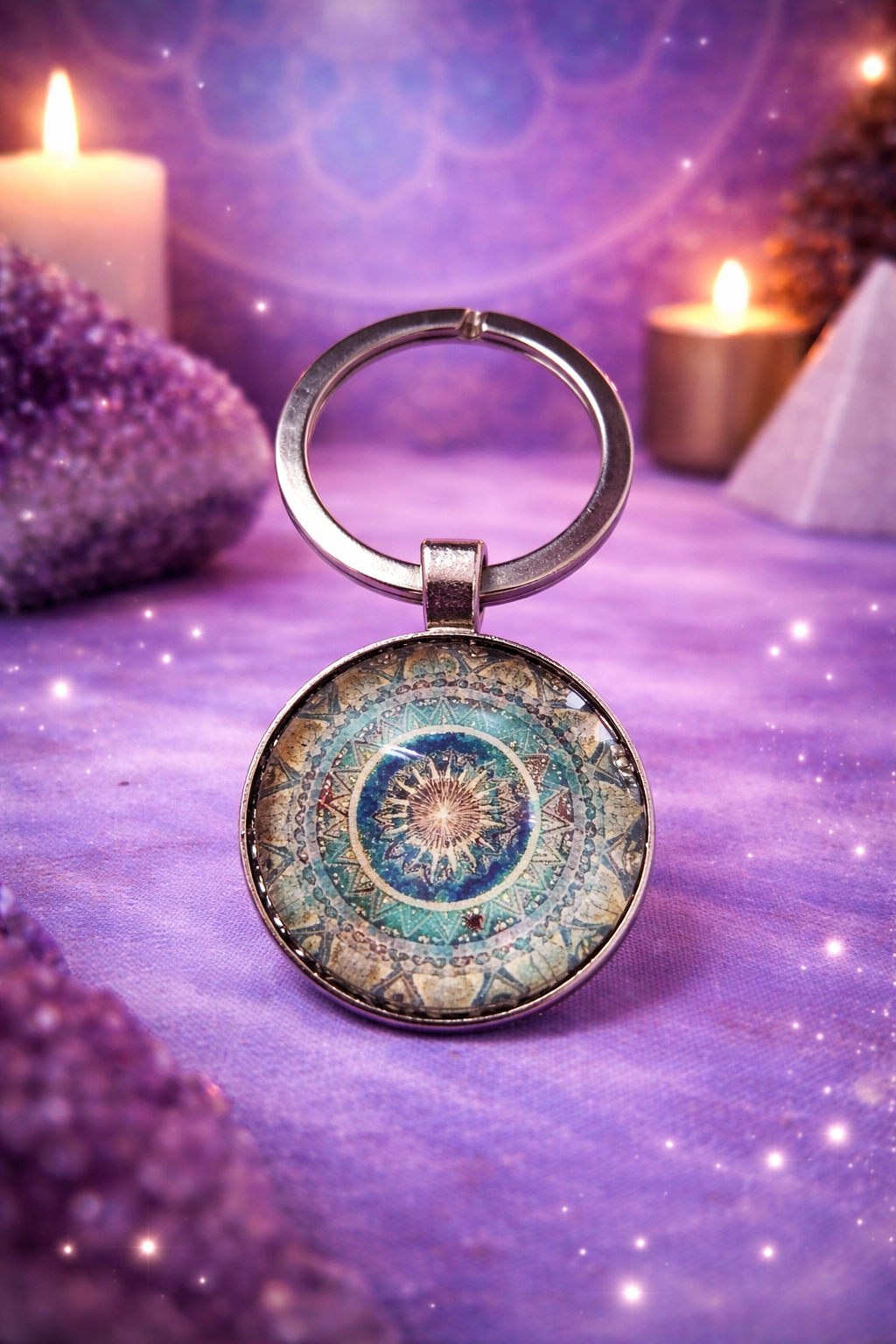 Llavero mandala místico