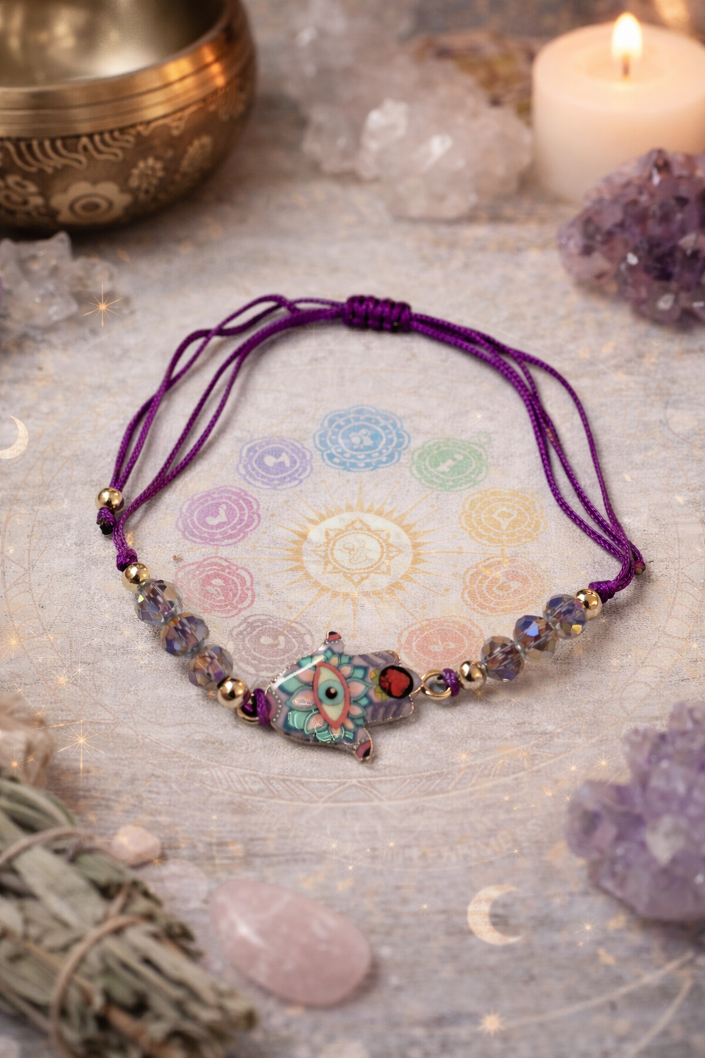 Pulsera Protectora Mano de Fátima