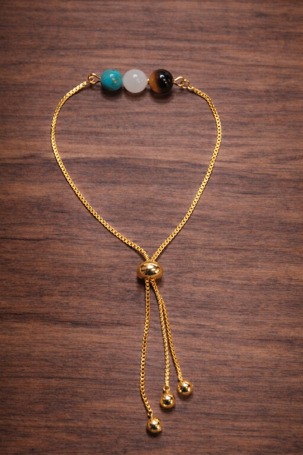 Pulsera Ajustable con Piedras Naturales
