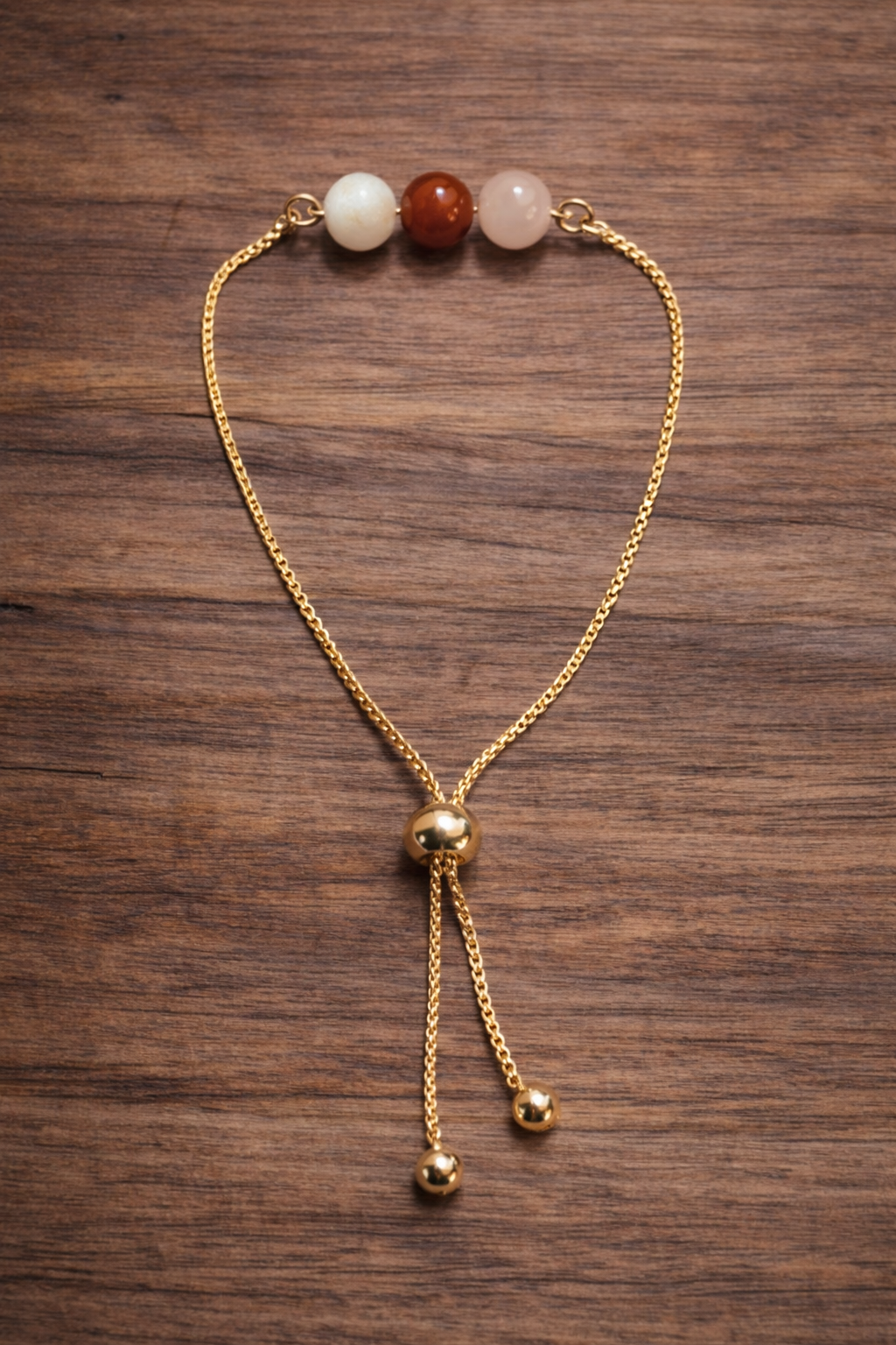 Pulsera Ajustable con Piedras Naturales