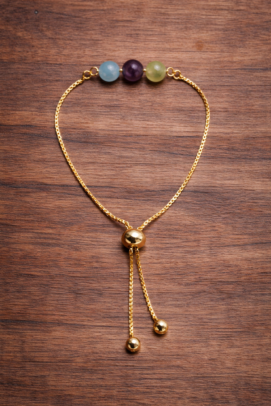 Pulsera Ajustable con Piedras Naturales