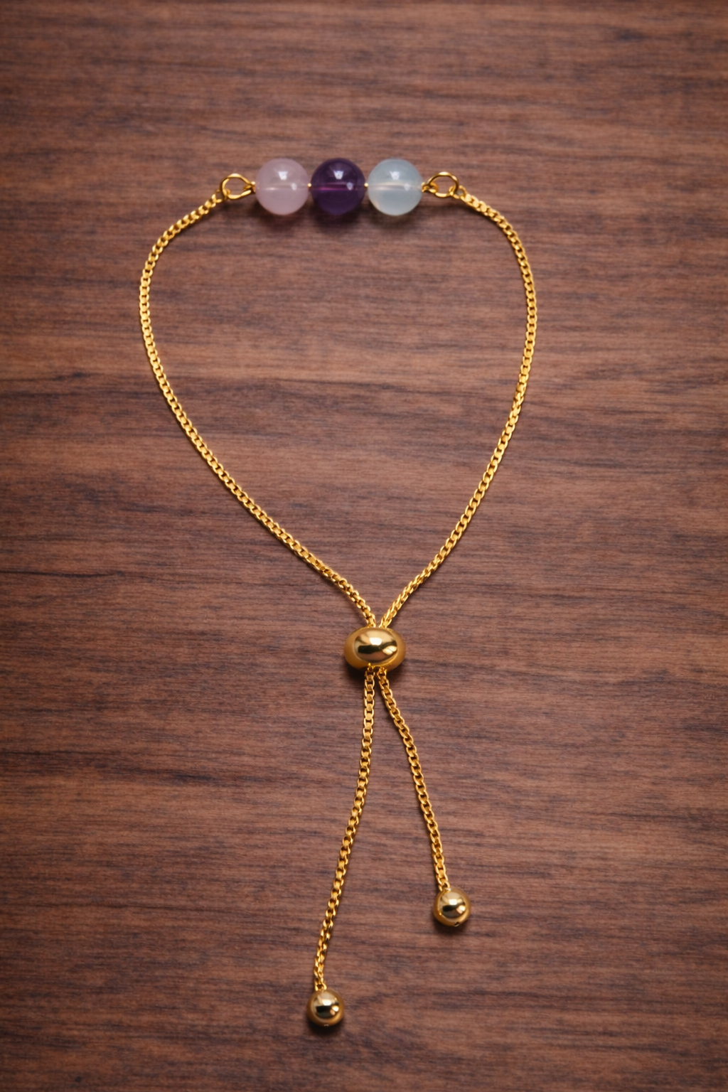 Pulsera Ajustable con Piedras Naturales