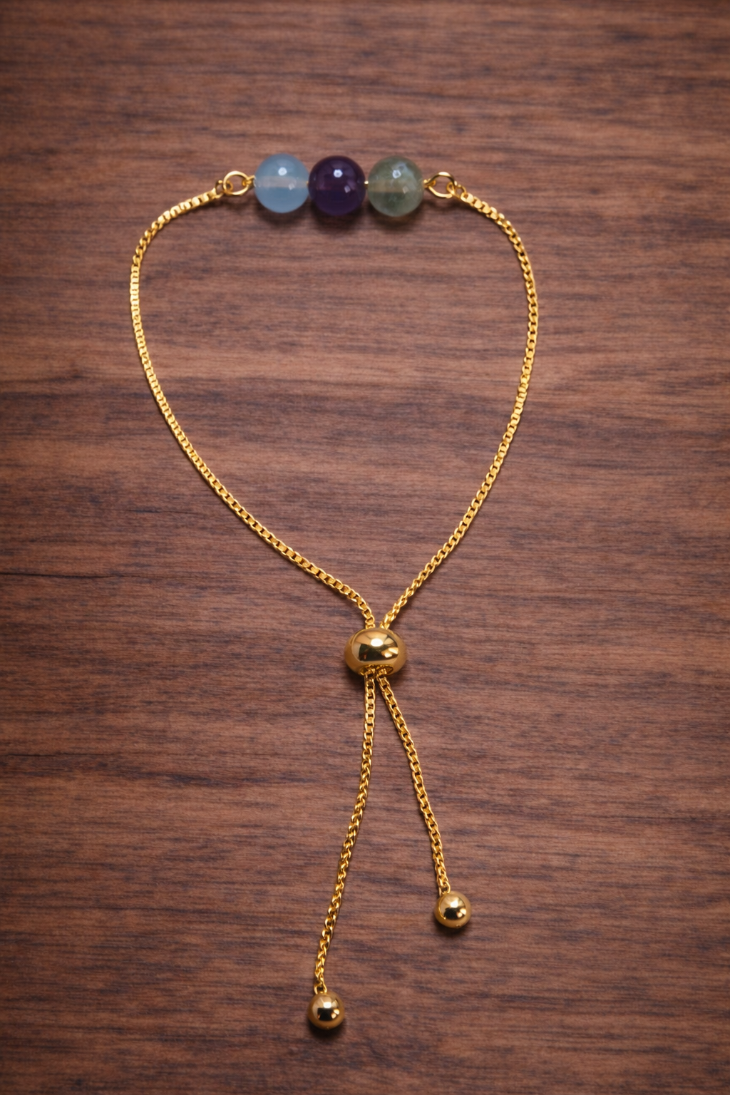 Pulsera Ajustable con Piedras Naturales