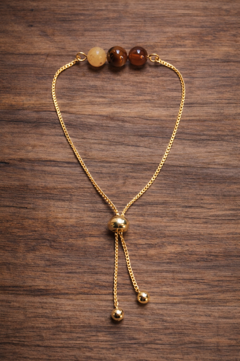 Pulsera Ajustable con Piedras Naturales