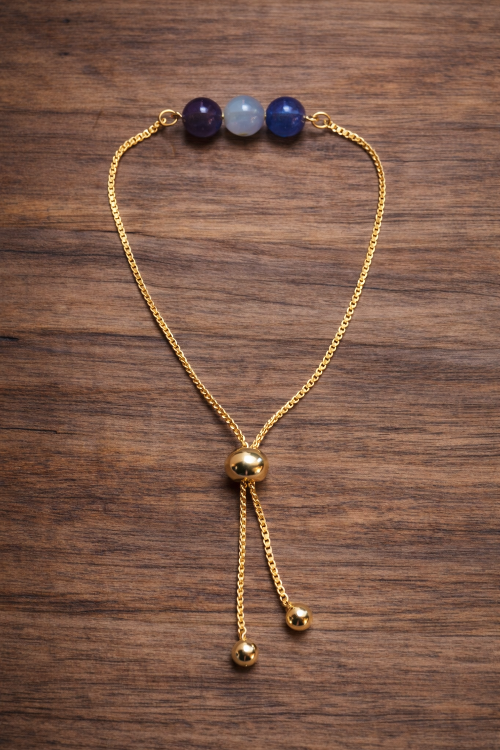 Pulsera Ajustable con Piedras Naturales