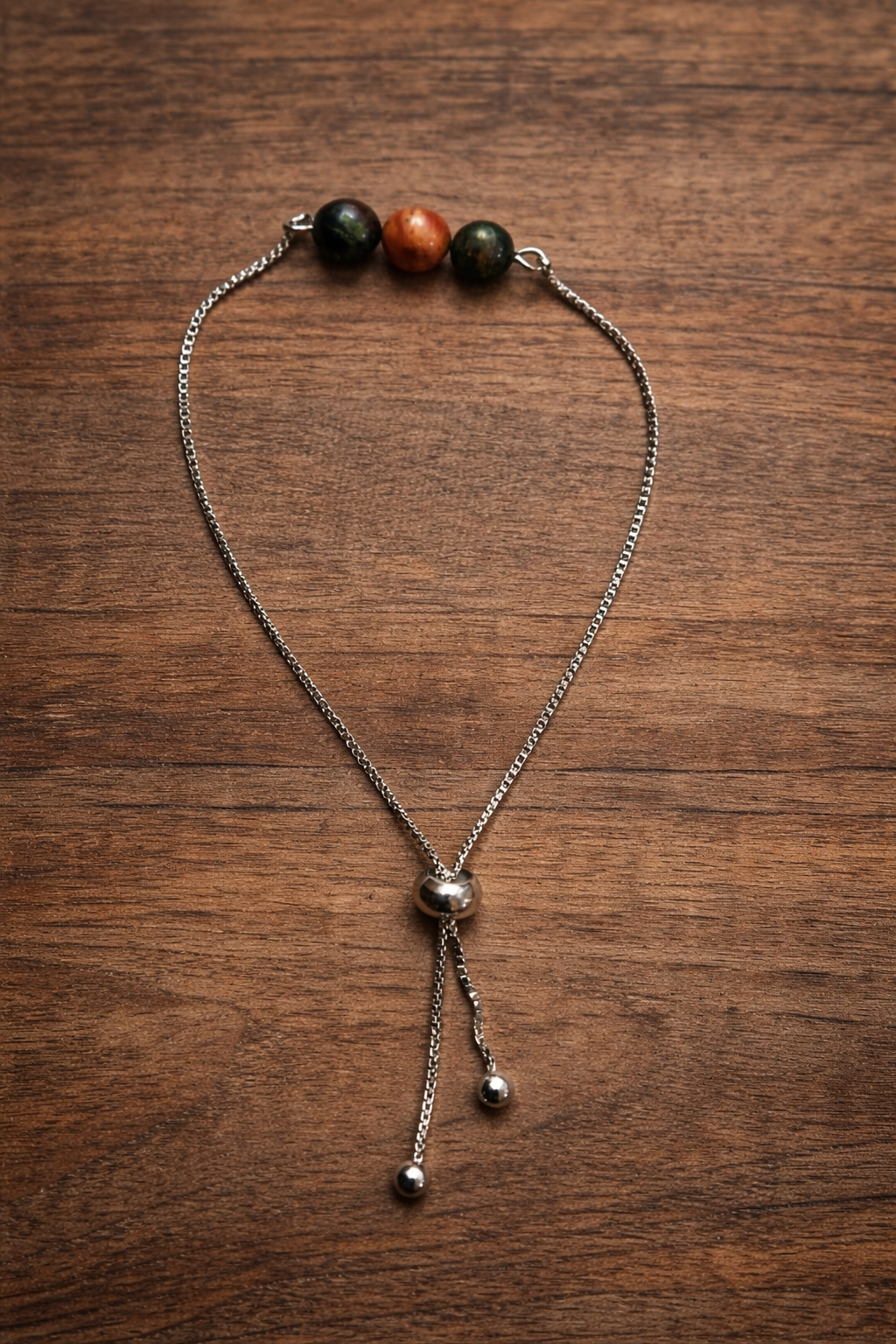 Pulsera Ajustable con Piedras Naturales