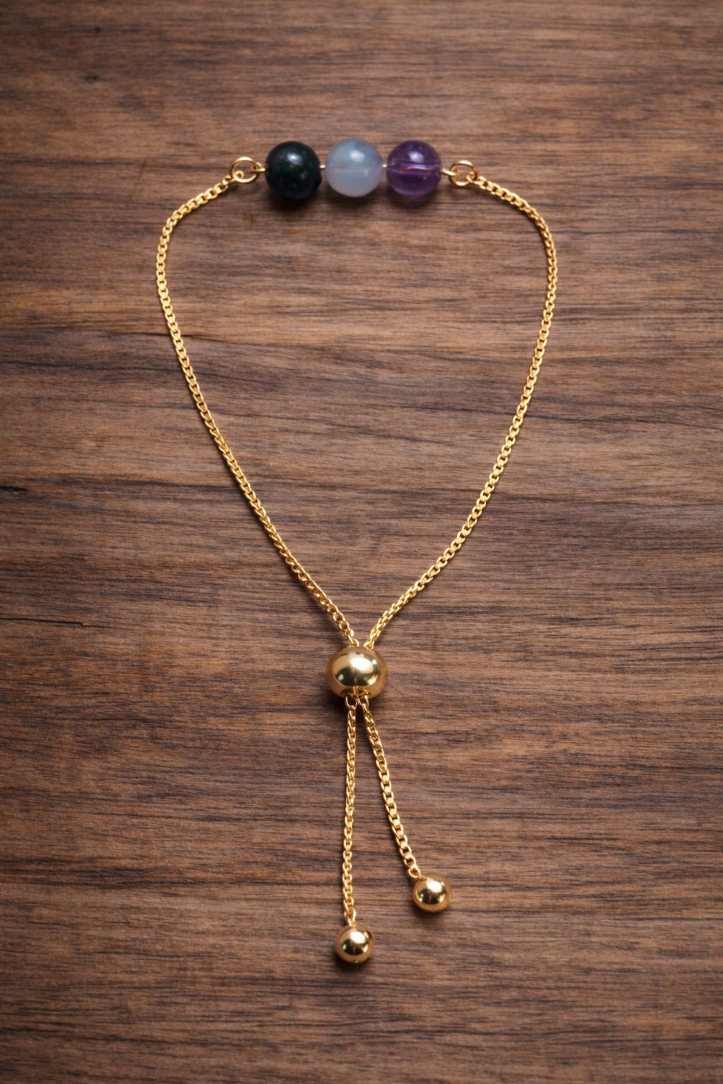 Pulsera Ajustable con Piedras Naturales