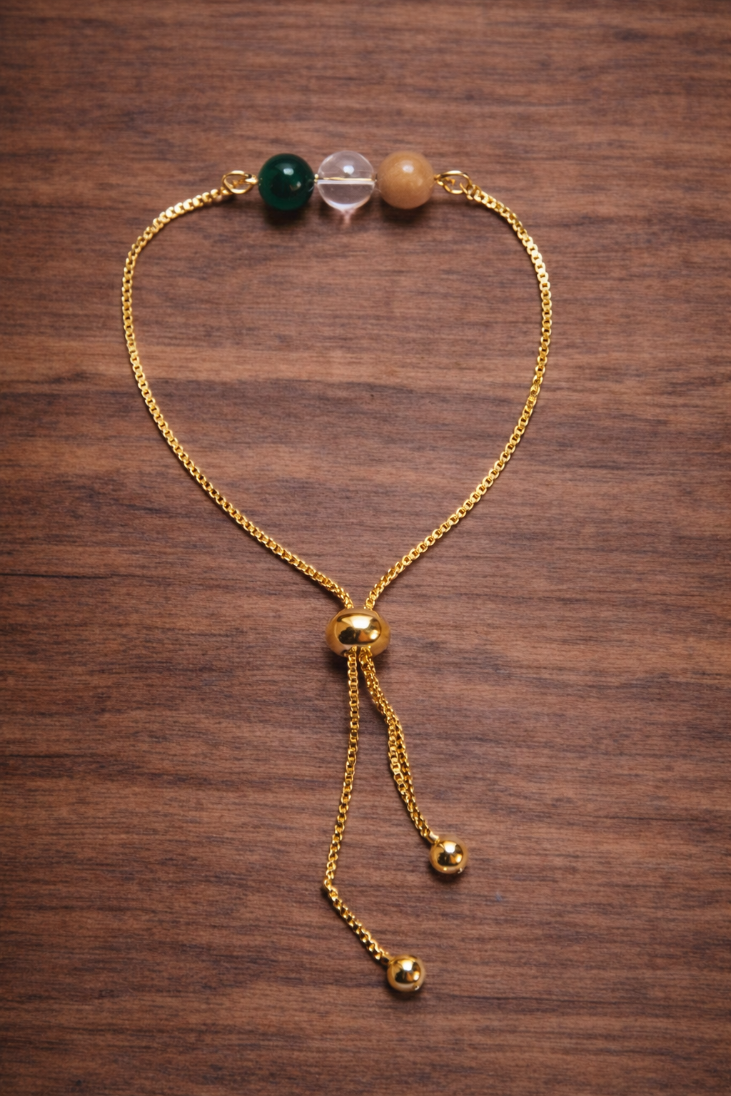 Pulsera Ajustable con Piedras Naturales