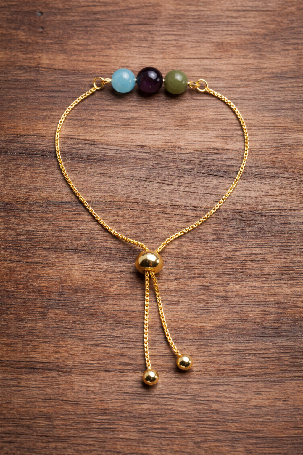 Pulsera Ajustable con Piedras Naturales
