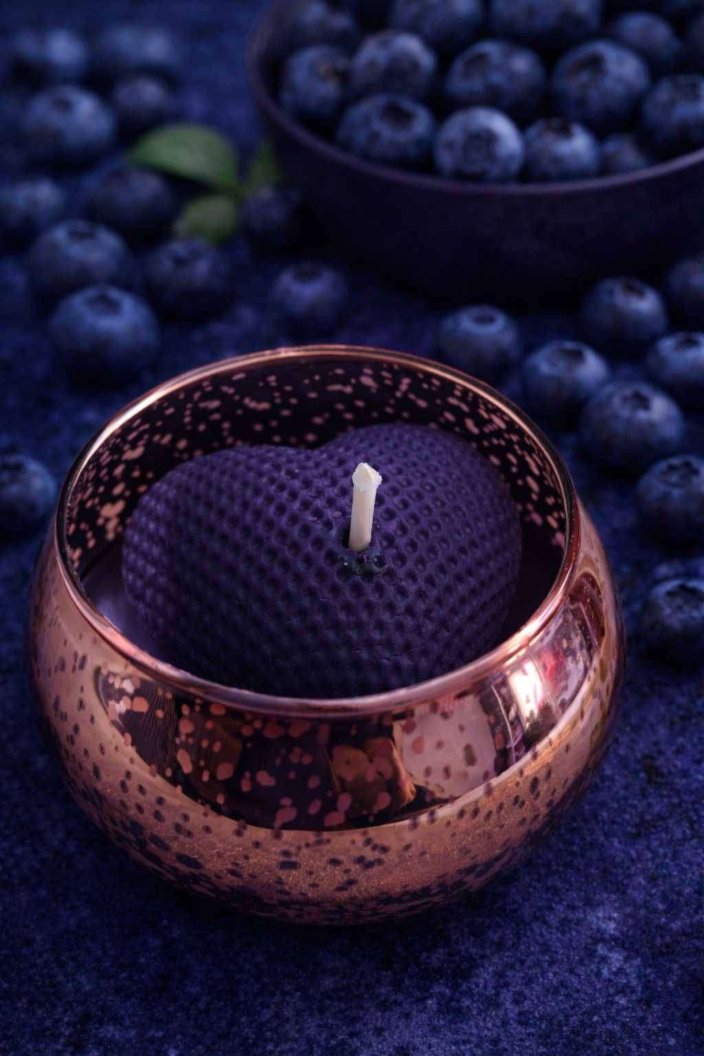 Velas Esferas Oro Rosa Blueberry 60ml