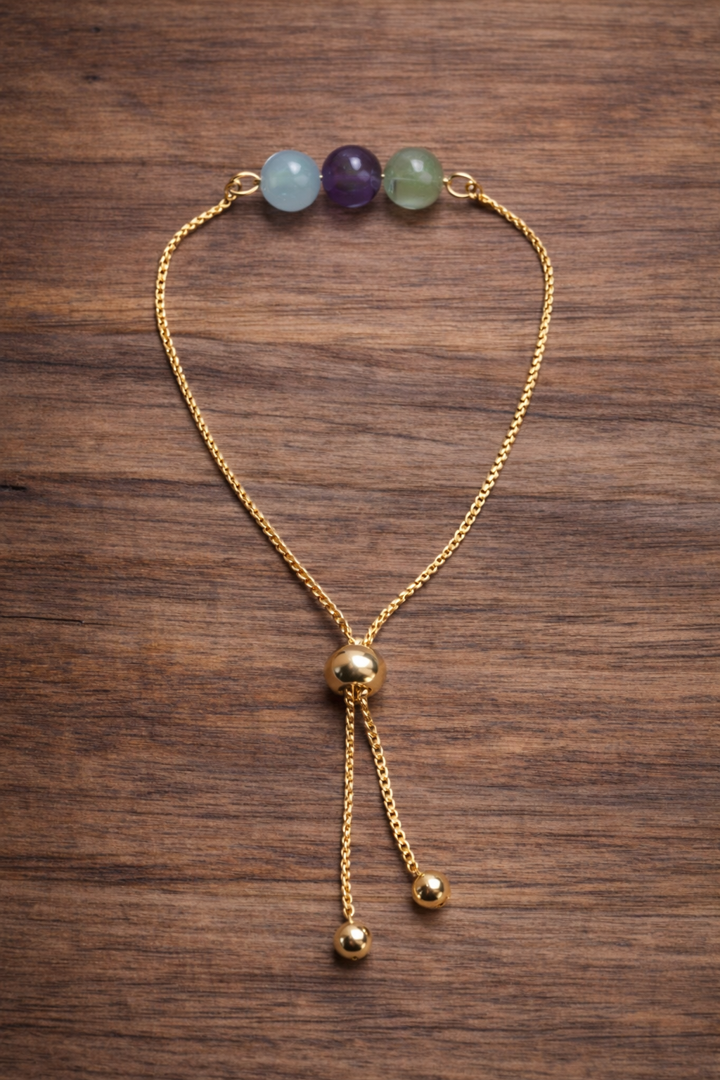Pulsera Ajustable con Piedras Naturales
