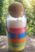Velas de los 7 chakras en frasco de vidrio