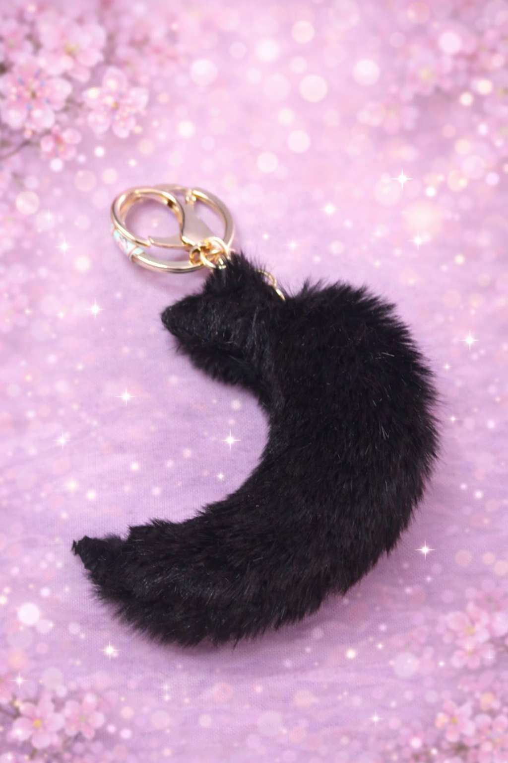 Llavero peluche en forma de luna
