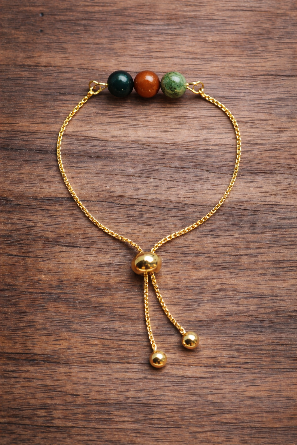 Pulsera Ajustable con Piedras Naturales
