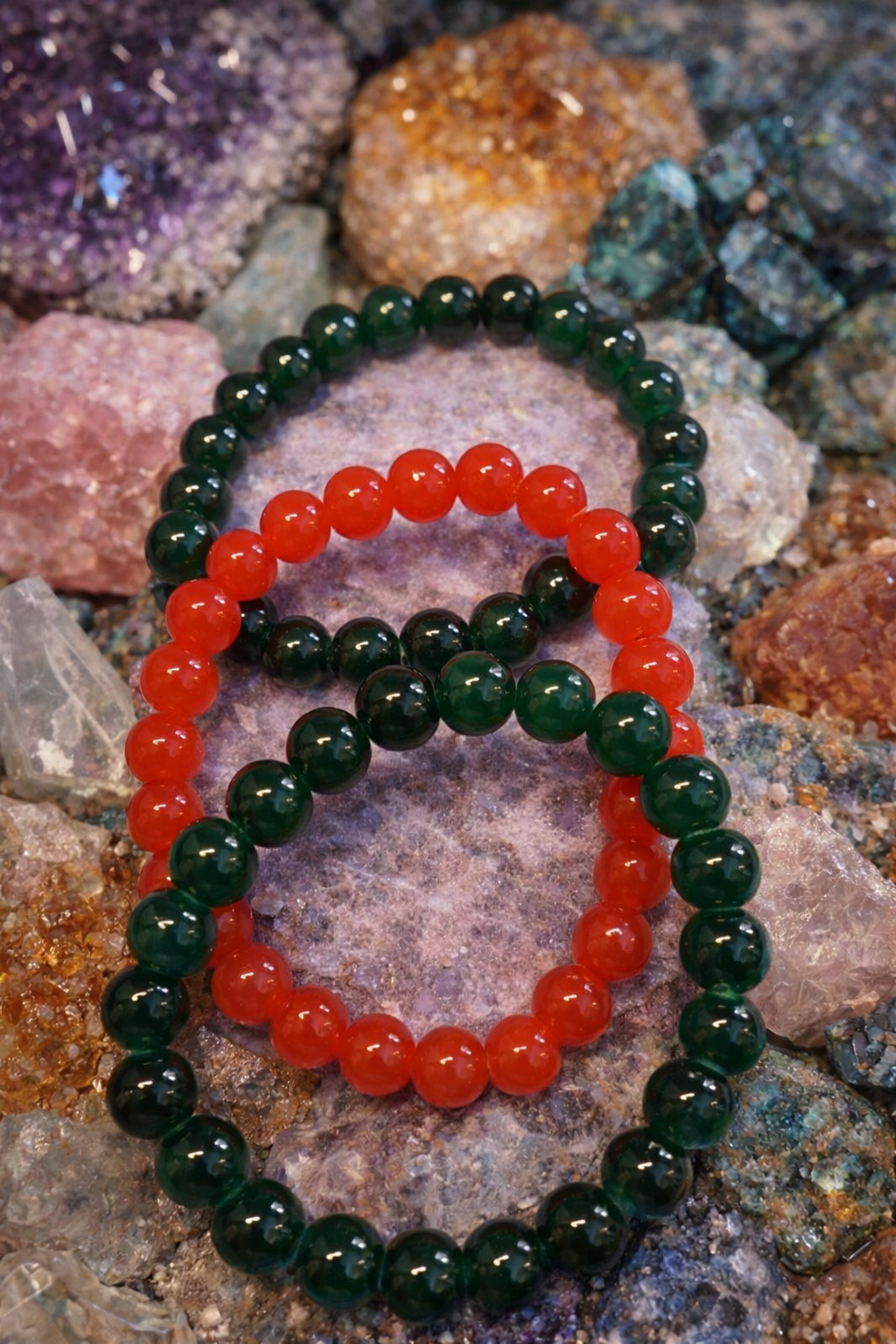 Kit de 3 pulseras cuarzos
