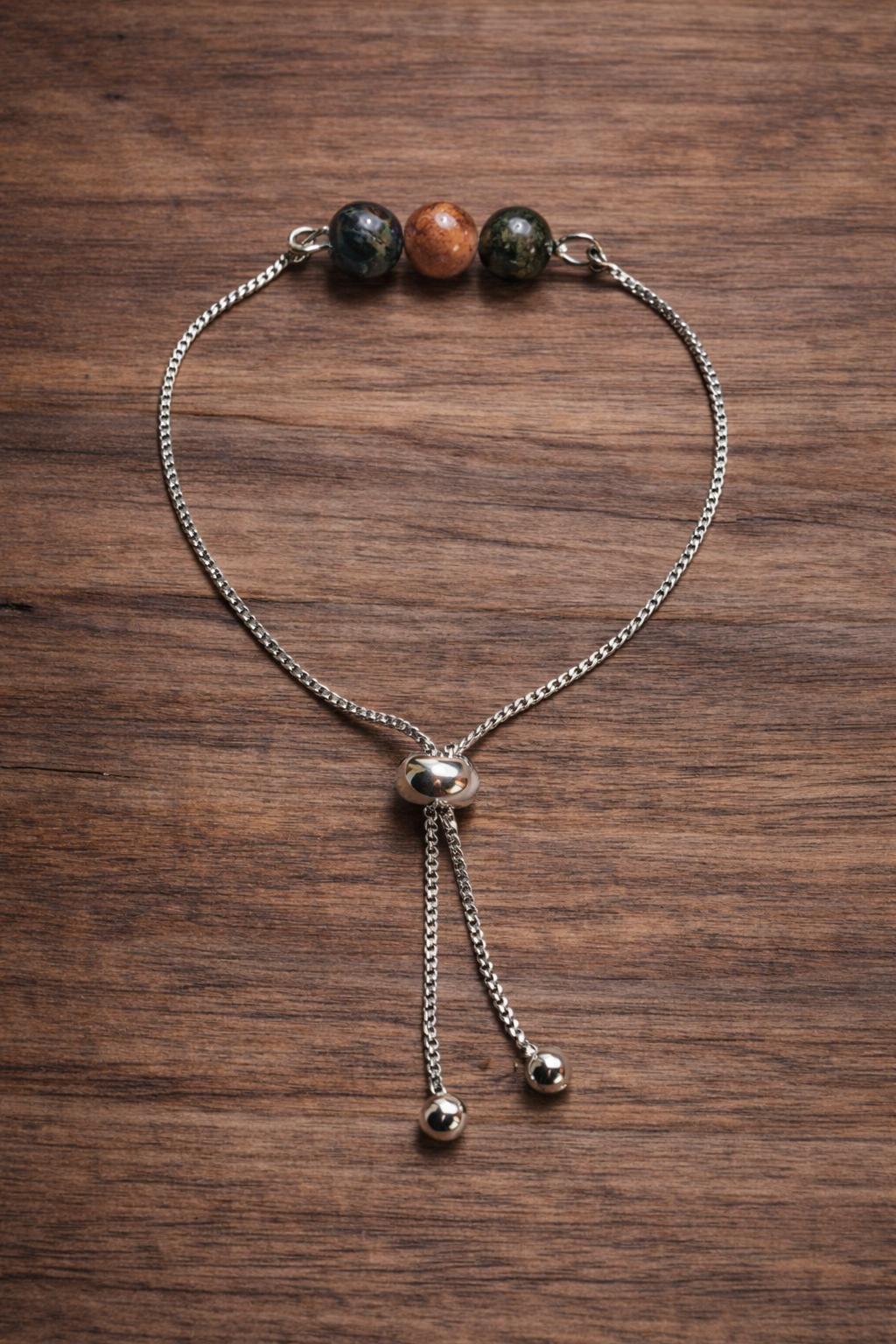Pulsera Ajustable con Piedras Naturales