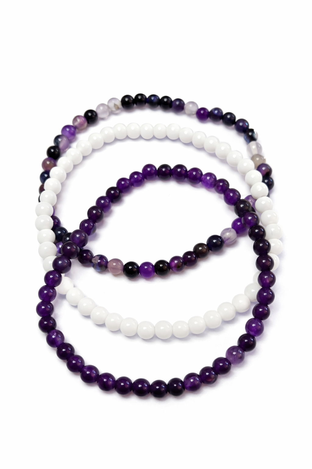 Set de Pulseras de Piedras Naturales