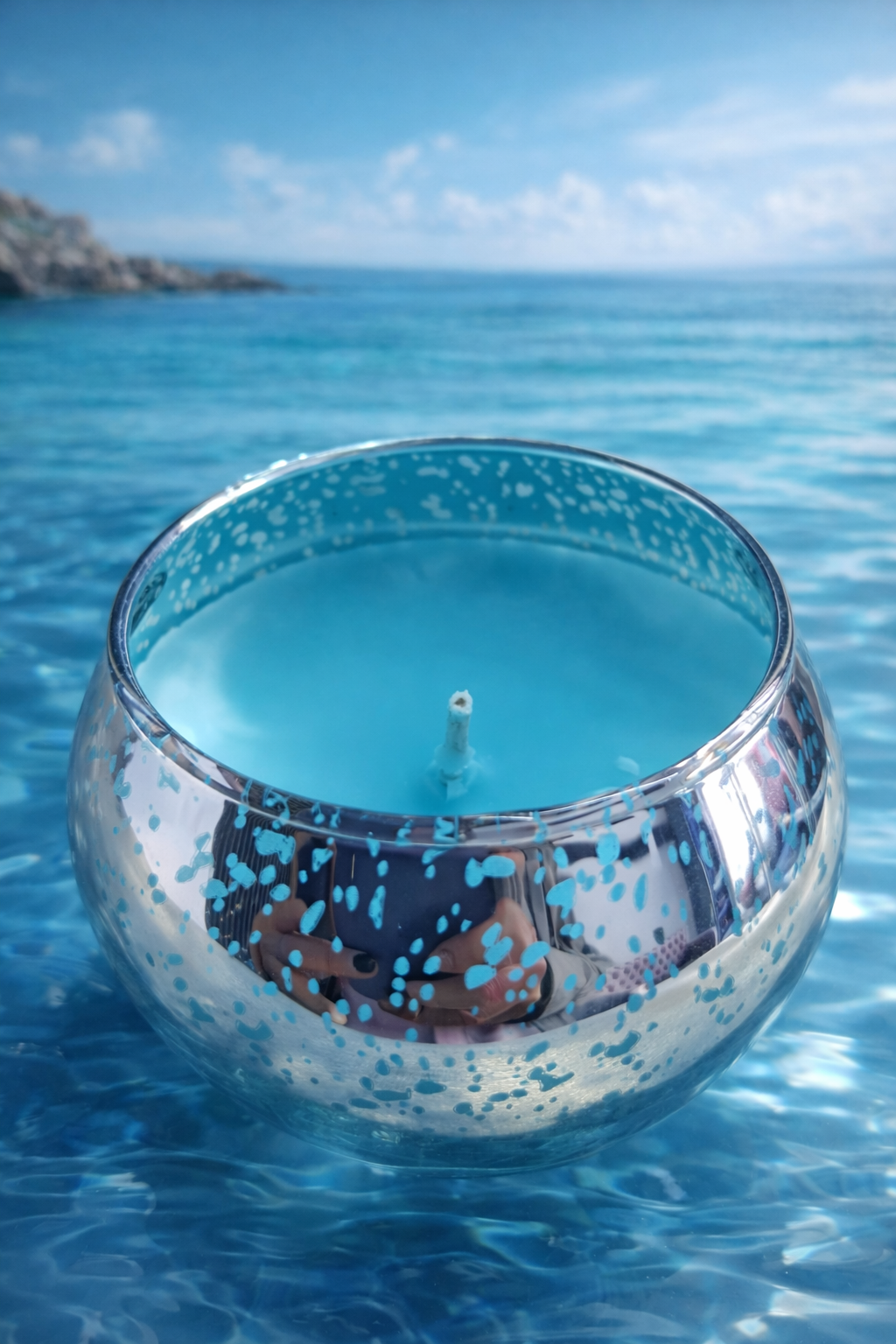 Vela esfera plateada Acqua di Gio 60ml