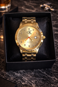 Reloj dorado para caballero